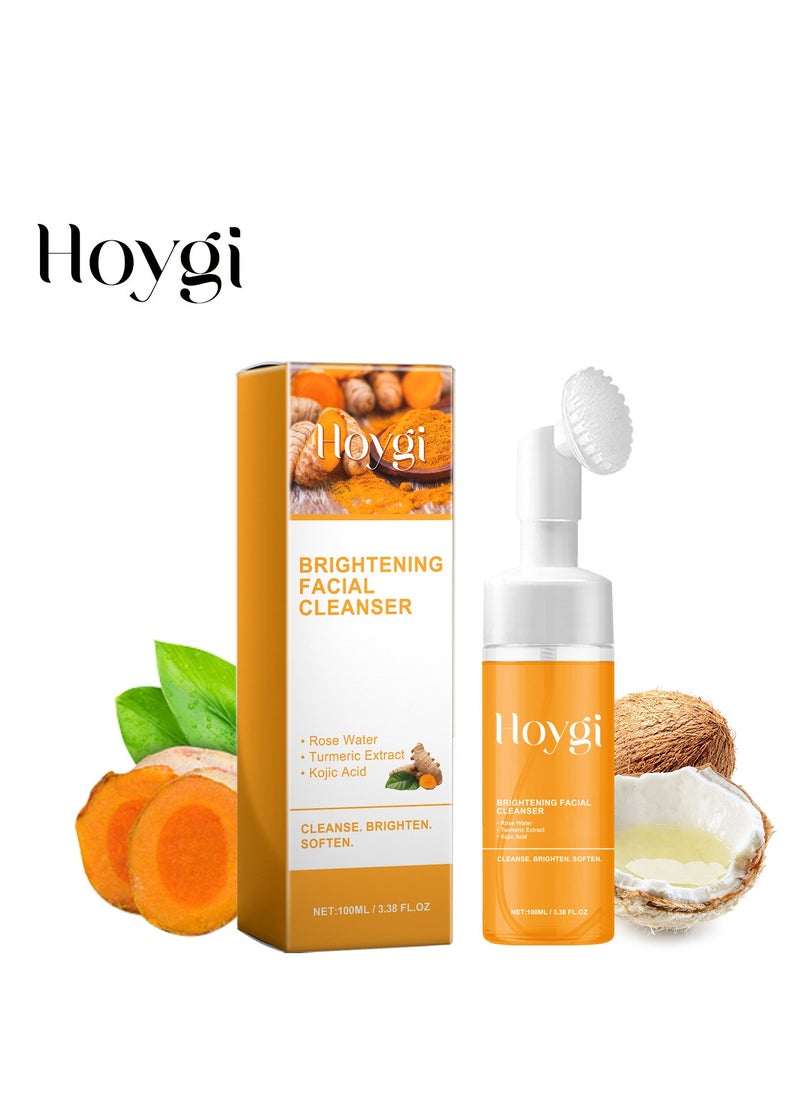 Hoygi - Hoygi Turmeric Cleanser Deep cleans facial skin, fades acne marks, moisturizes, whitens and beautifies skin 100ML - Image 1