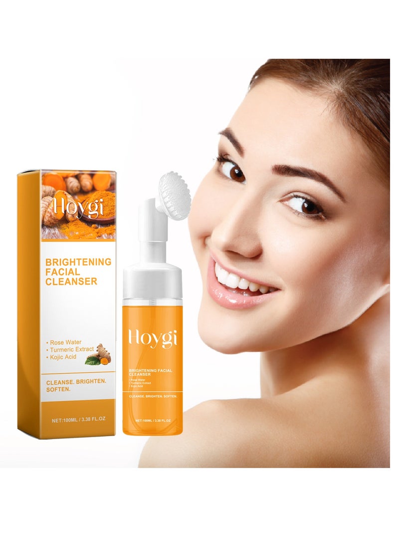 Hoygi - Hoygi Turmeric Cleanser Deep cleans facial skin, fades acne marks, moisturizes, whitens and beautifies skin 100ML - Image 1