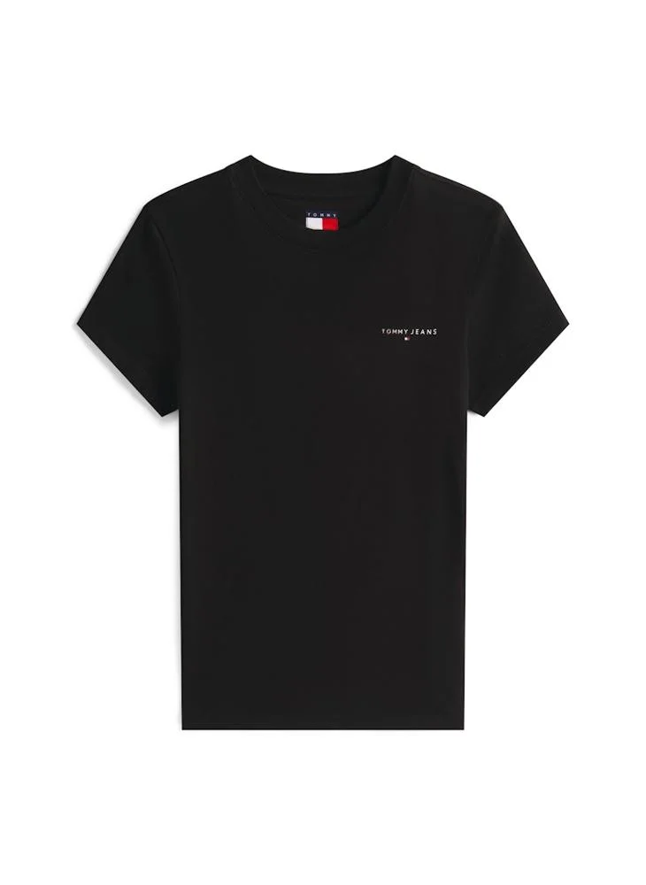 TOMMY JEANS  Logo Crew Neck T-Shirt for Women | Best Price UAE