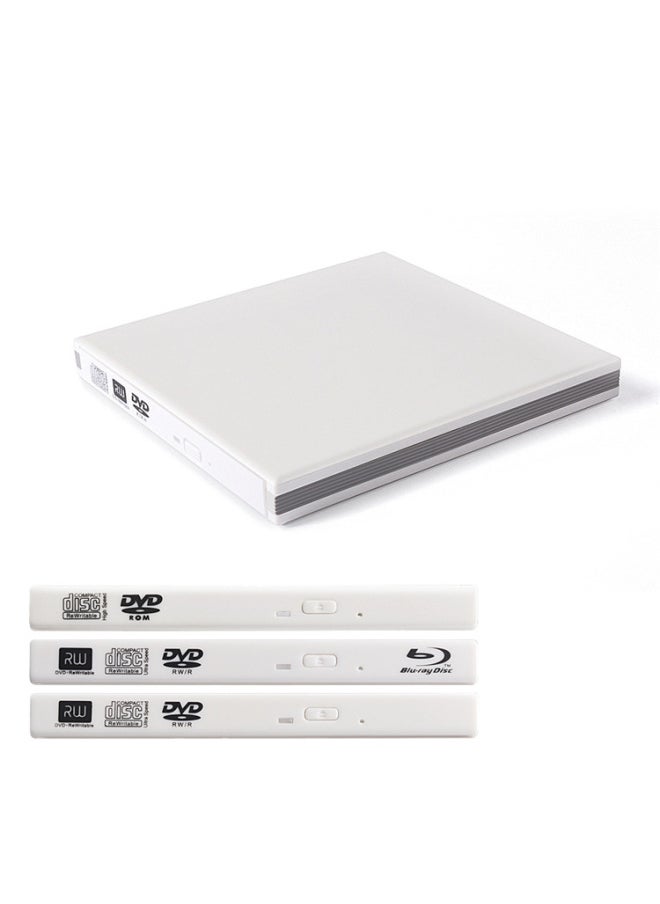 Generic Hengzhe USB3.0 Optical Drive Box Color Side Strip Mobile Optical Drive Box External Optical Drive Kit-Color:Black  - Image 3