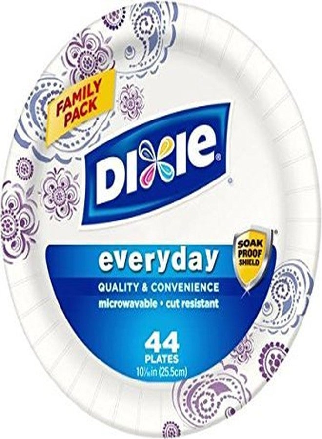 Dixie Everyday Paper Plate Bundle, Large and Small, Dinner (44 ct) and Dessert (50 ct), DESIGNS MAY VARY - Image 2