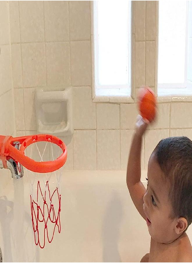 3 Bees & Me - 3 Bees & Me Bath Toy Basketball Hoop & Balls Set for Boys and Girls - Kid & Toddler Bath Toys Gift - Image 1