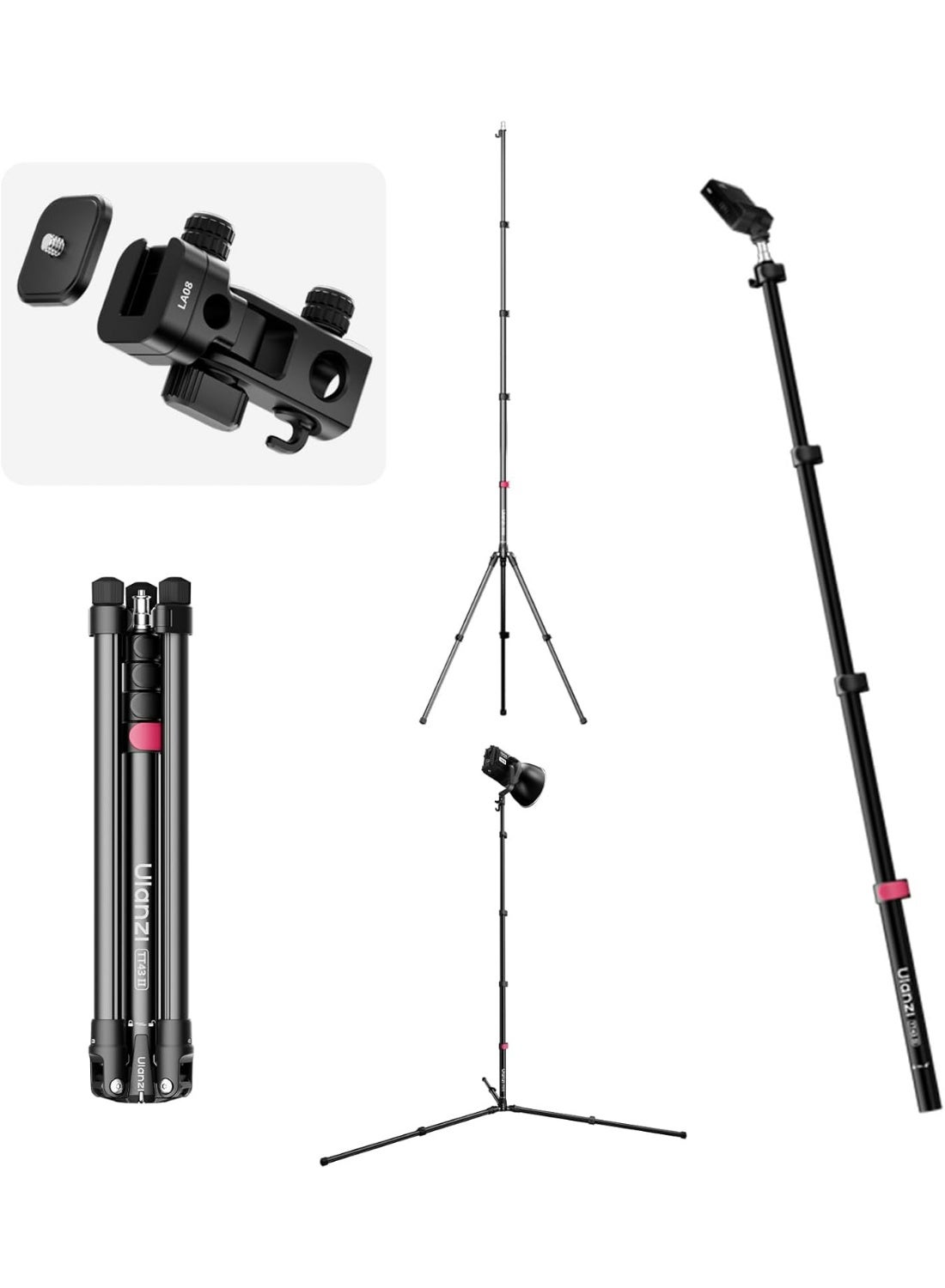 أولانزي Ulanzi 190cm Aluminum Light Stand 6000 g