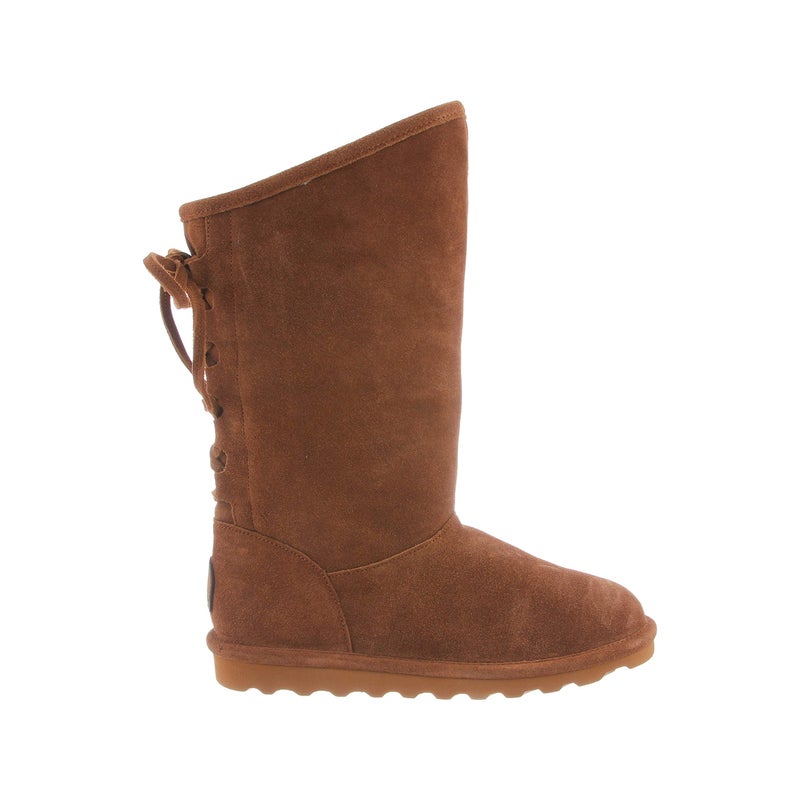 BEARPAW Phylly Youth's Boot Hickory Size 13 | Comfortable Suede Winter Boot | Youth's Classic Slip On Boot - Image 3