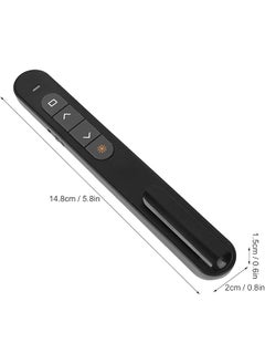 erorex Presentation Clicker Pointer Wireless Presenter Remote Remote Control Powerpoint Office Presentation Clicker Ppt Clicker Slide Clicker Advancer For Computer Laptop Pc Ppt Office  - Image 5
