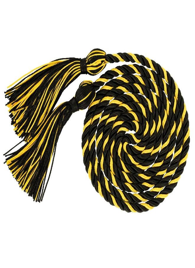 GraduationMall - GraduationMall Graduation Honor Cords 68" (Black/Gold) - Image 1