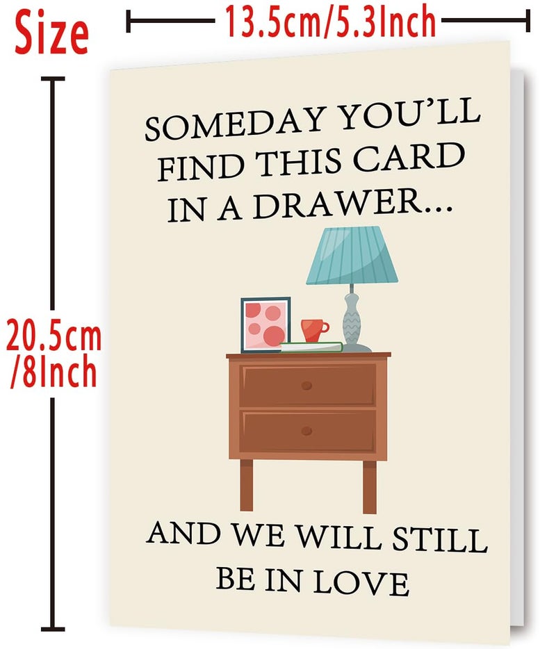 Zyulin Romantic Fathers Day Card Gifts for Husband Boyfriend Fiance, Funny Father's Day Card from Wife Girlfriend Fiancee, Happy Fathers Day Decorations - Image 4