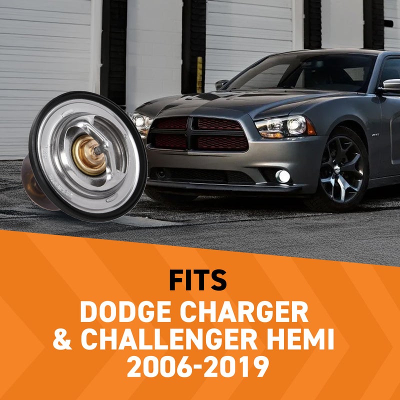 Mishimoto MMTS-JED-06L Racing Thermostat, Compatible with Dodge Charger & Challenger Hemi, 2006-2019 - Image 2