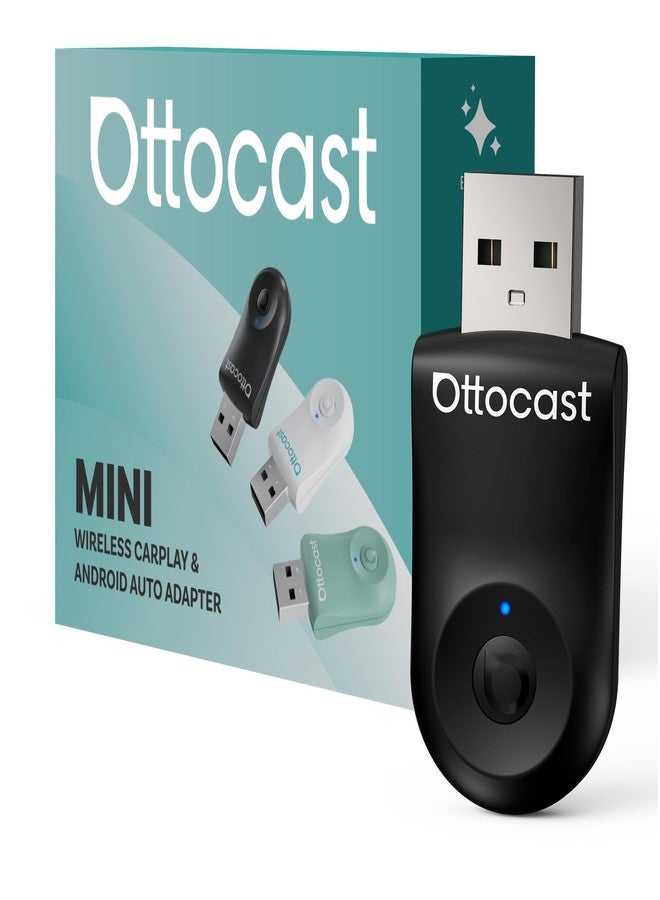 OTTOCAST Mini Dongle Wireless CarPlay Adapter for iPhone & Android Auto Adapter 2-in-1 Convert Wired to Wireless Apple Car Play, Plug & Play, USB-C, Low Latency (2016+ Cars, iOS 10+/Android 11+) - Image 1