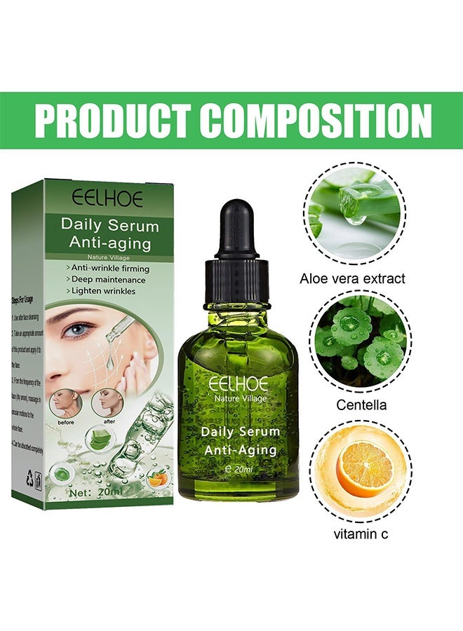 EELHOE Anti-Aging Daily Serum, Anti-Aging And Anti-Wrinkle Firming, Deep Maintenance And Lighten Wrinkles 20ML - Image 2