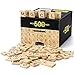 Magicfly 500 Pieces Letter Tiles Wooden Scrabble Tiles for Crafts AZ Capital Wood Letters for Crafts SpellingScrabble Crossword Game - Image 3