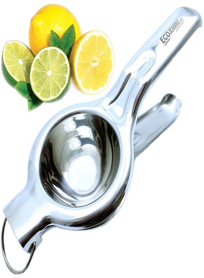 EcoJeannie Heavy Duty Jumbo Food Grade #304 Stainless Steel Lemon Juicer (LS0001),Commercial Grade Unbreakable Anti-Corrosive Premium Quality Manual Squeezer,Citrus Juicer w/Free Citrus Tap - Image 3