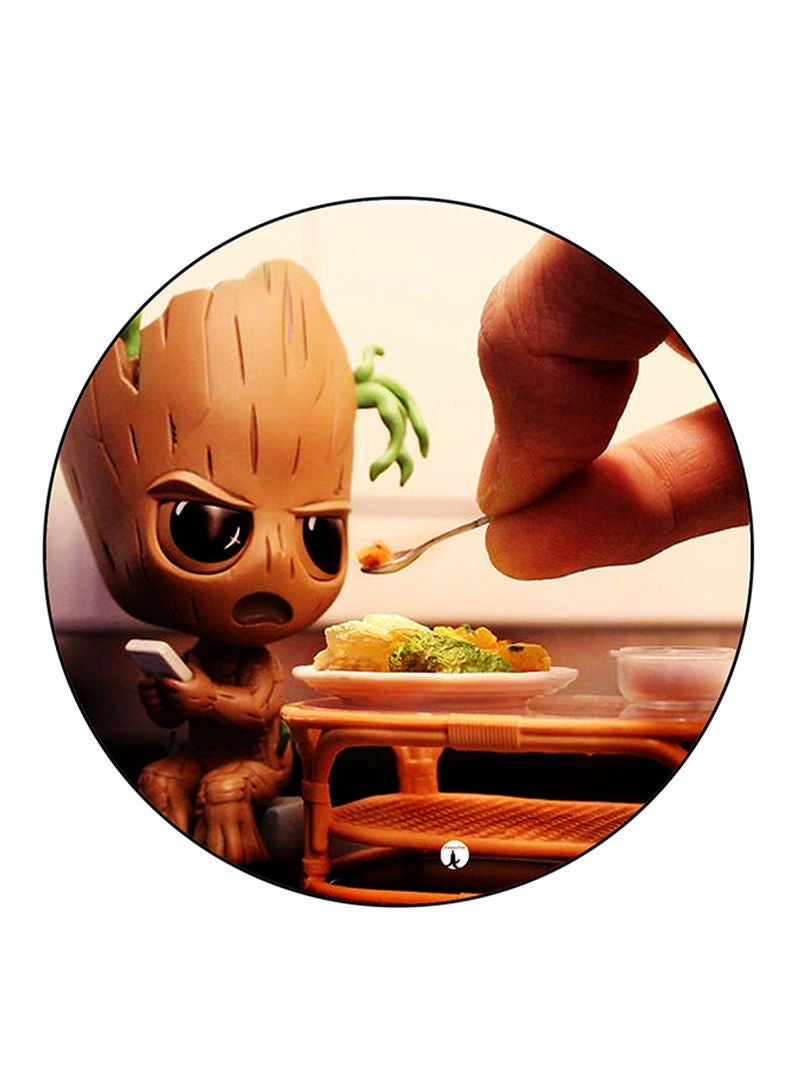 RKN Groot Printed Fridge Magnet  Round  Multicolour - Image 1