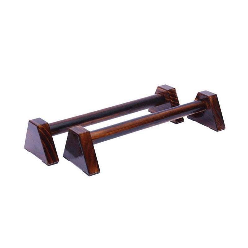 Mangetal Mangetal Wooden Parallettes, H Shaped Wooden Push Up Bars Russian Style Stretch Stand Calisthenics Handstand Personalised Bars Wooden Push-Ups (40cm) - Image 1
