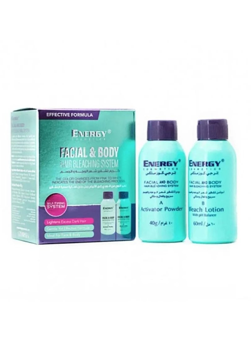 إينرجي انرجي كوزمتكس كريم تشقير شعر الوجه والجسم 100 جم