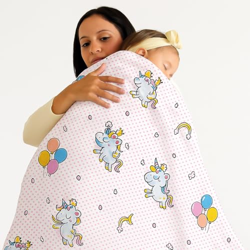 Firstblow 100% Muslin Cotton Swaddle for new Born Baby | Size-110cm x 100cm (42"x39") Ultra Soft Baby Swaddle wrap for new Born | Printed Mulmal Muslin Swaddle Wrap - Image 5