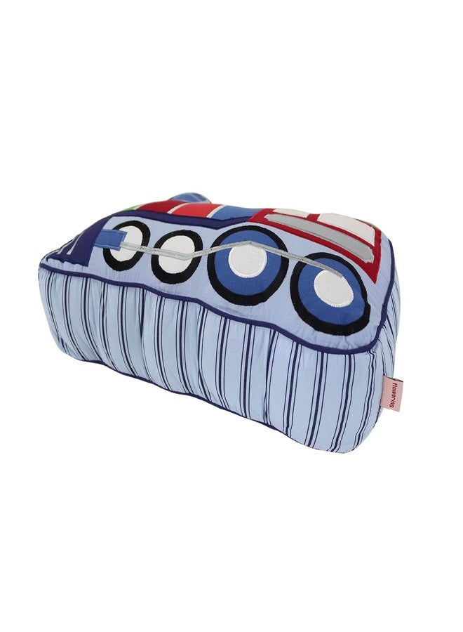Brandream Kids Pillows Train Shaped Pillow Quilted Decorative Throw Pillows for Boys Bedroom - Image 4