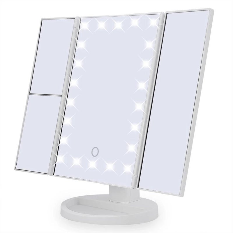 70% Off Makeup Mirror Folding Desktop Internet Celebrity Dressing Table Makeup Mirror Women'S Makeup Mirror Makeup Mirror With Light - Image 3
