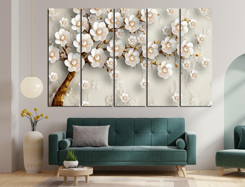 CN RETAILS Nature wall painting with frame Big Size(48x30) Wall art for living room,Bedroom,Drawing room,Hotels-Wooden Framed-Digital Painting ss24_03 - Image 2