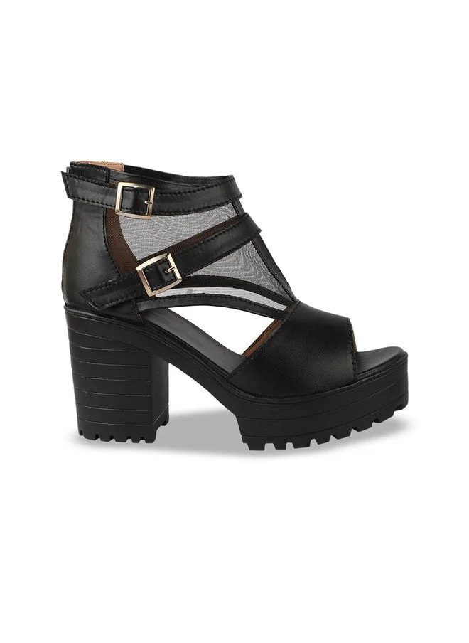 شوتوبيا Shoetopia Girls Block Heels With Closed Back