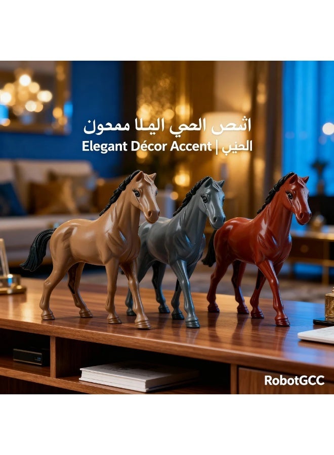 Toys GCC Realistic Chestnut Horse Toy Figure, Farm Animal Horse Model, Collectible Horse Figurine, Educational Animal Toy, Ranch Horse Statue, Stable Horse Playset, Kids Pretend Play Horse, Simulation Horse Model, Miniature Horse Decoration, Horse Lover Gift - Image 4