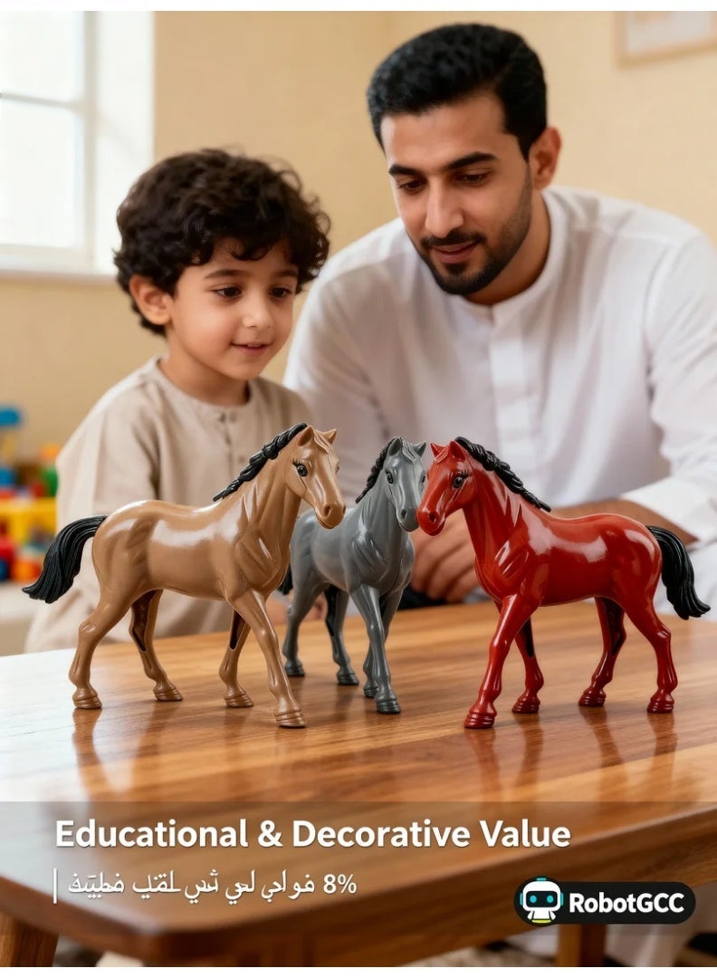 Toys GCC Realistic Chestnut Horse Toy Figure, Farm Animal Horse Model, Collectible Horse Figurine, Educational Animal Toy, Ranch Horse Statue, Stable Horse Playset, Kids Pretend Play Horse, Simulation Horse Model, Miniature Horse Decoration, Horse Lover Gift - Image 5