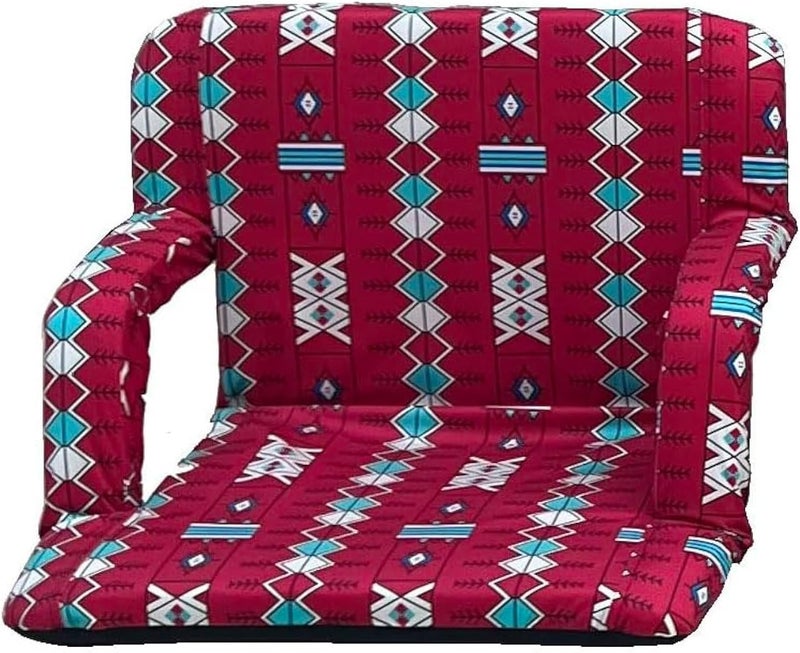 Procamp Majlis Floor Chair with Armrest, 5 Position, Oriental Design - Multicolour - Image 1