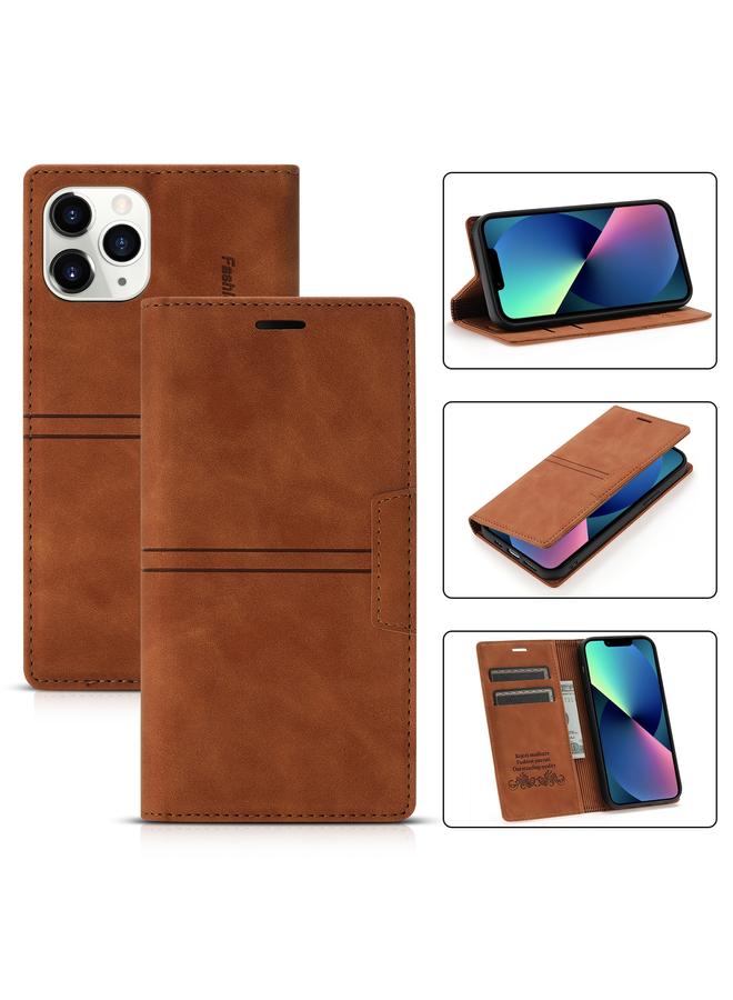 Zaboon Case For iPhone 13 Dream Magnetic Suction Business Horizontal Flip PU Leather Case with Holder & Card Slot & Wallet - Image 1