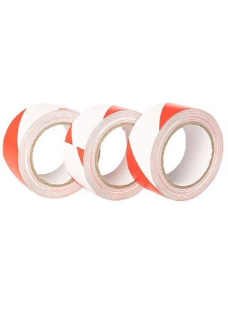 Caution Tape, Red/White Adhesive Hazard Warning Tape, 2 inches x 108 feet (36 yd), ideal for marking floors, walls, steps, 3 Rolls - pzsku/ZF0D3CE3F950B944847D4Z/45/_/1735974727/150df219-39f7-4b6d-8233-f10421aa0a5b