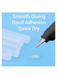 Y&D Clear Hot Glue Sticks, 7.87 x 0.43 Inches Melt Sticks Bulk for Guns, White Adhesive Standard Crafting DIY Art Gluing Repair Sealing, 100 Pcs  - Image 2