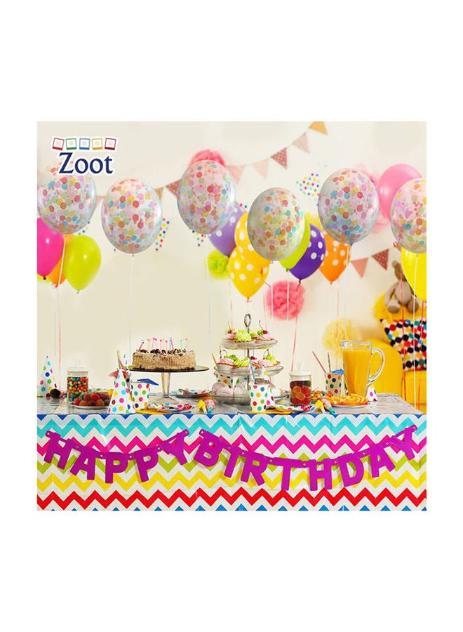 NIBEMINENT 100-Piece Confetti Filled Party Decoration Balloons 5inch - Image 3