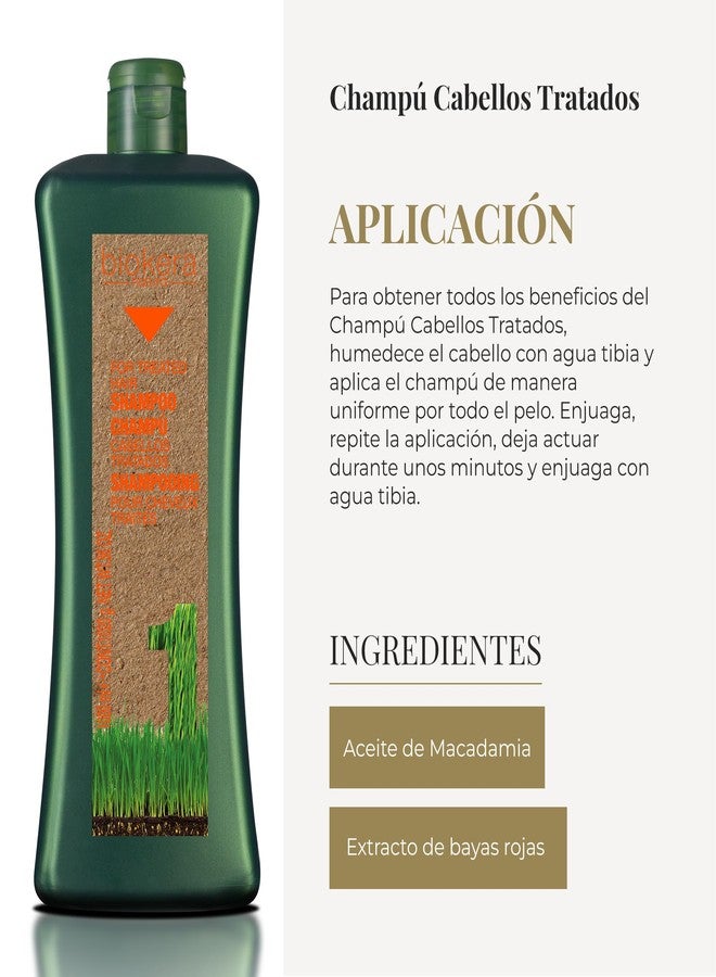 SALERM Biokera Natura Shampoo for Treated Hair, 1000 Milliliter - Image 4