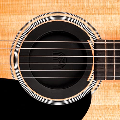 Planet Waves D'Addario Accessories Screeching Halt Acoustic Guitar Soundhole Cover - Acoustic Guitar Accessories - Eliminates Feedback,Black - Image 2