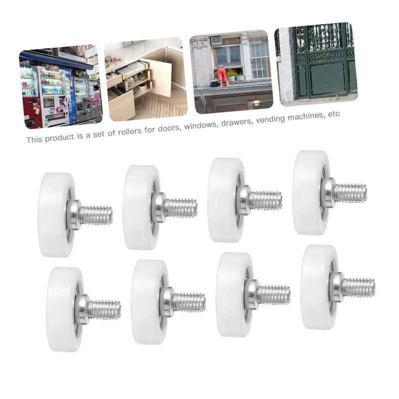 10pcs Plastic Pulley Wheels 8mm Bore 30mm Diameter Idler Pulley for Bearings Silent Rolling Wide Application - Image 5