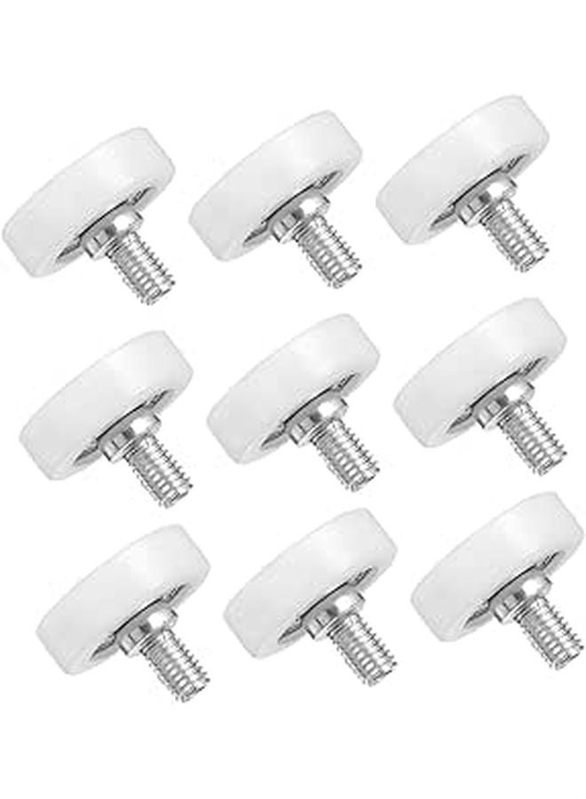 10pcs Plastic Pulley Wheels 8mm Bore 30mm Diameter Idler Pulley for Bearings Silent Rolling Wide Application - Image 1