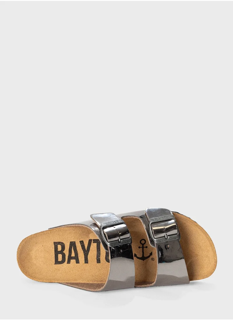 BAYTON Atlas Double Strap Flat Sandals