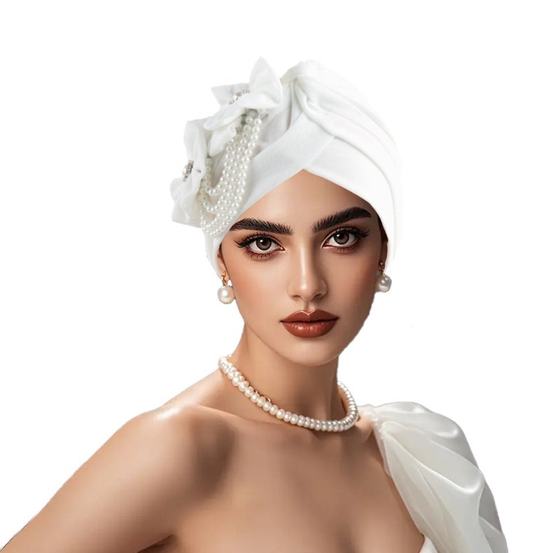 New Turban Cap Forehead Tassel Bohemian Melon Hat - Image 4