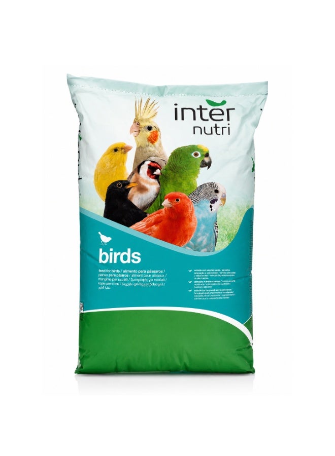 Inter nutri Internutri Fischer's Mix 20kg – Premium Complete Seed Feed for Adult Lovebirds and Cocktails (Made in Portugal) - Image 1