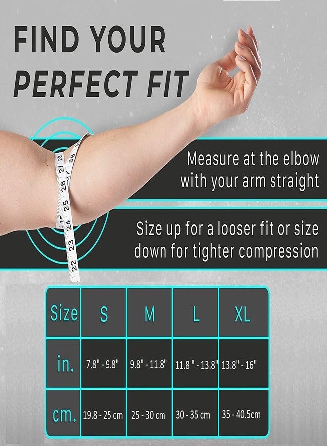 كوبو أكمام الكوع من كوبو، 7 مم، مصنوعة من النيوبرين لدعم الكوع، مناسبة لرفع الأثقال، والتمارين الرياضية، والتدريب المتقاطع، واللياقة البدنية، وتمارين القرفصاء، ورفع الأثقال، والتمارين الرياضية - (زوج) - Image 2