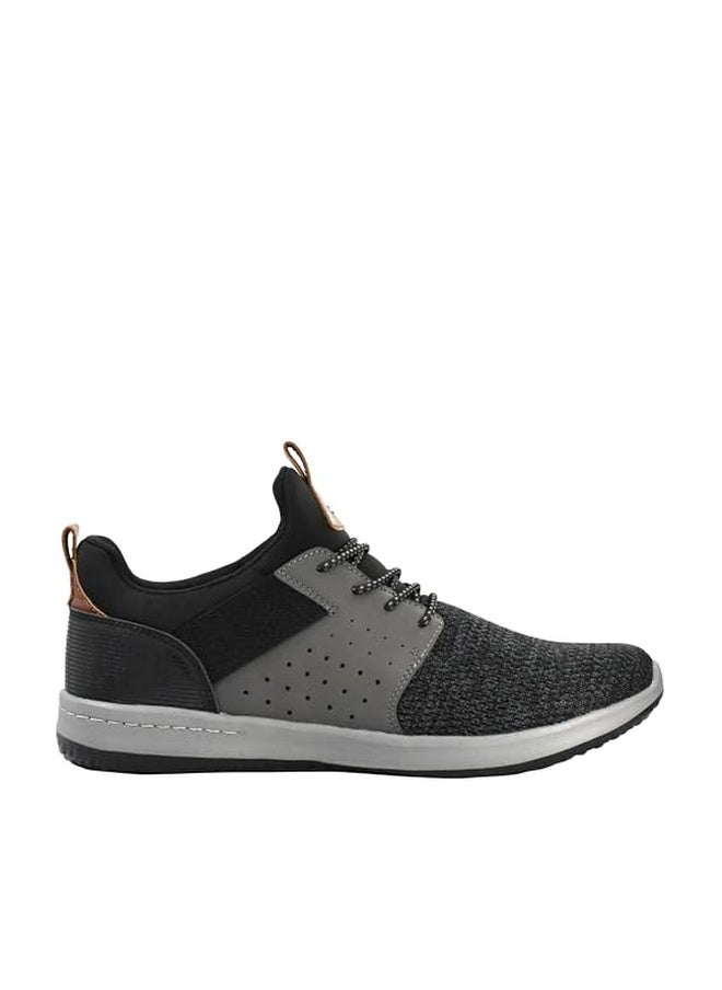 Skechers Men's Classic Fit-Delson-Camden Sneaker, Black/Grey, 14 Wide US - Image 1