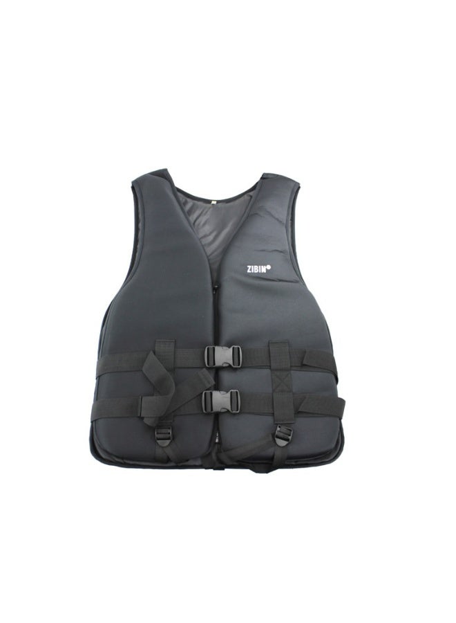 Generic Swim Jacket Adult [XXL] 2-Belt High Visibility Reflecting Tape Swim Vest For Water Safety - Image 1