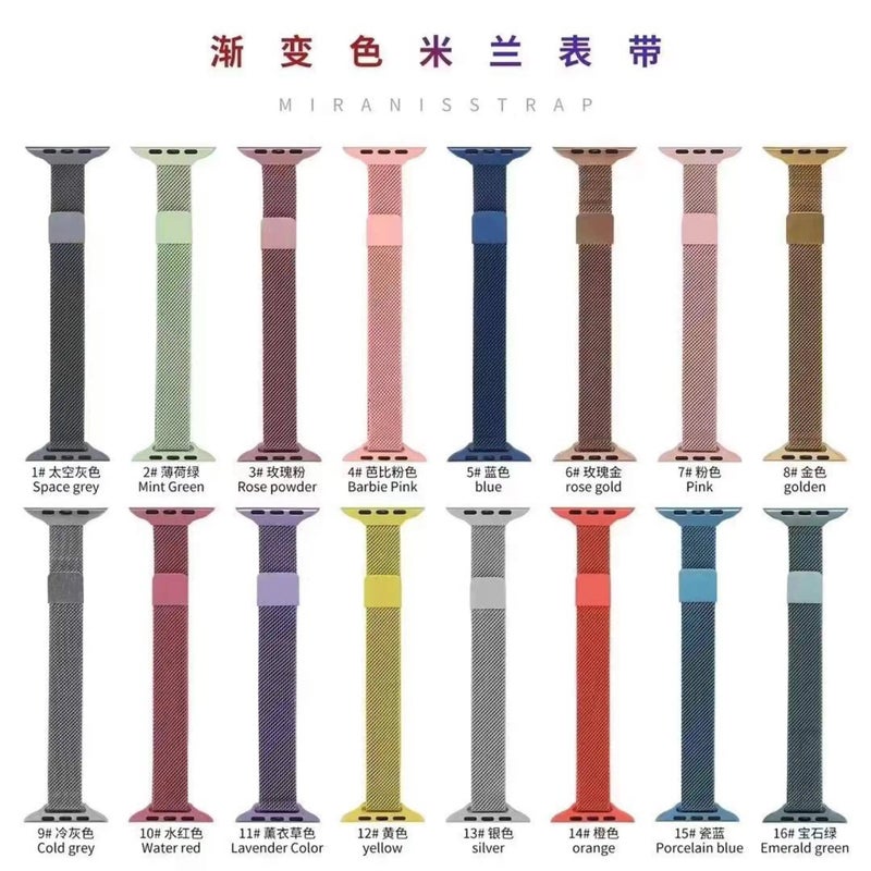 Bluejw 20mm 22mm Mesh Stainless Steel Replacement Watch Strap for Samsung Galaxy Watch 4 / Watch 4 Classic / Galaxy Watch Active – Metal Band Compatible with Samsung Watch Loop - Image 1