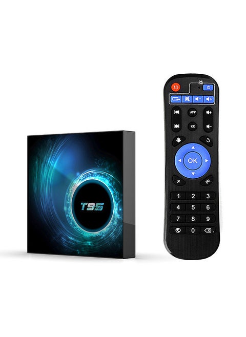 T95 Android 10.0 Smart TV Box Allwinner H616 Quad-core 64 Bit 4K Media Player 6K HDR H.265 VP9 4GB/32GB 2.4G & 5G WiFi BT5.0 100M LAN LCD Display
