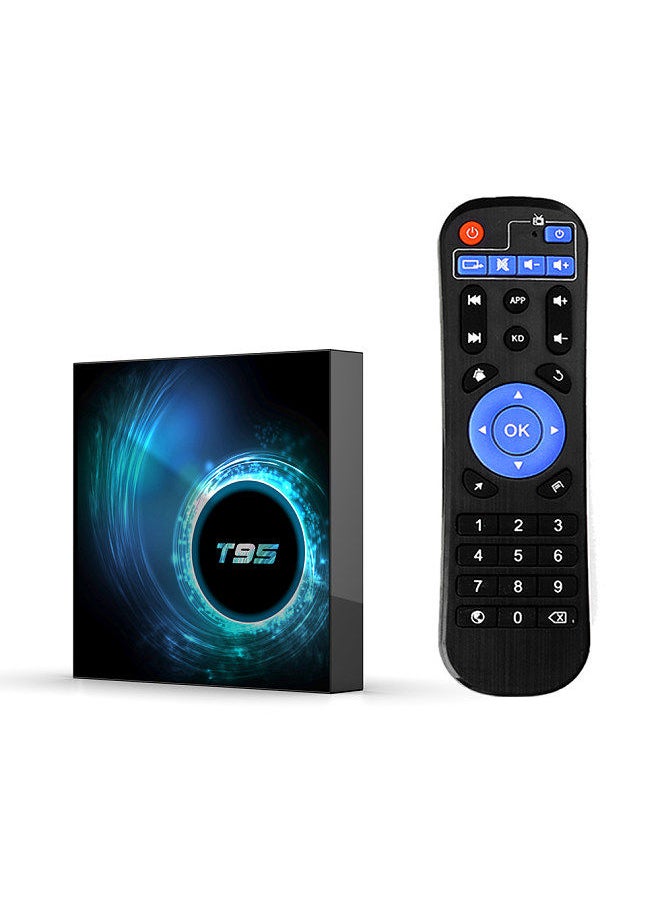 Generic - T95 Android 10.0 Smart TV Box Allwinner H616 Quad-core 64 Bit 4K Media Player 6K HDR H.265 VP9 4GB/32GB 2.4G & 5G WiFi BT5.0 100M LAN LCD Display - Image 1