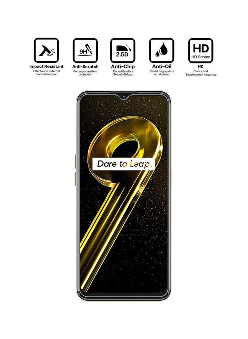 Realme 9i 5g Tempered Glass Screen Protector HD Dustproof Anti-Scratch Display Screen Protector for Realme 9i 5G Transparent - Image 4