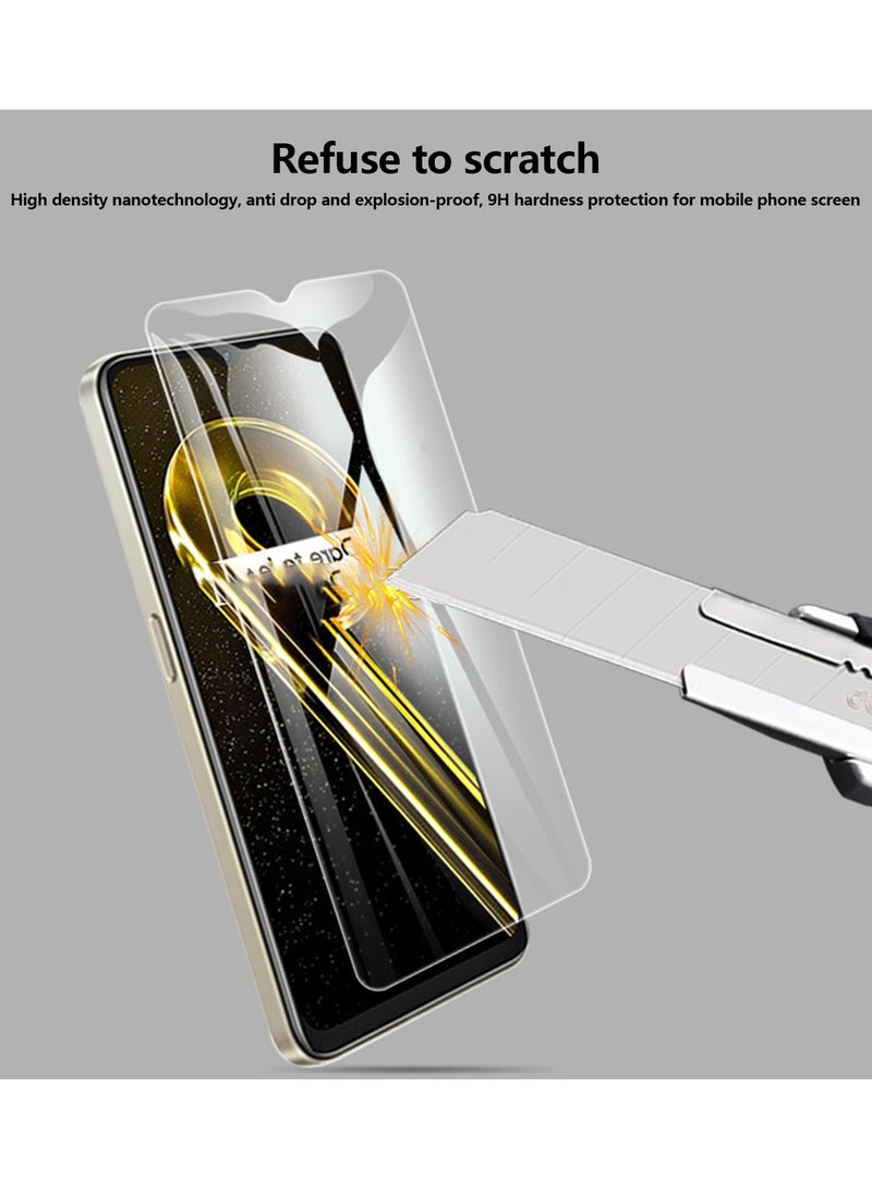 Realme 9i 5g Tempered Glass Screen Protector HD Dustproof Anti-Scratch Display Screen Protector for Realme 9i 5G Transparent - Image 3