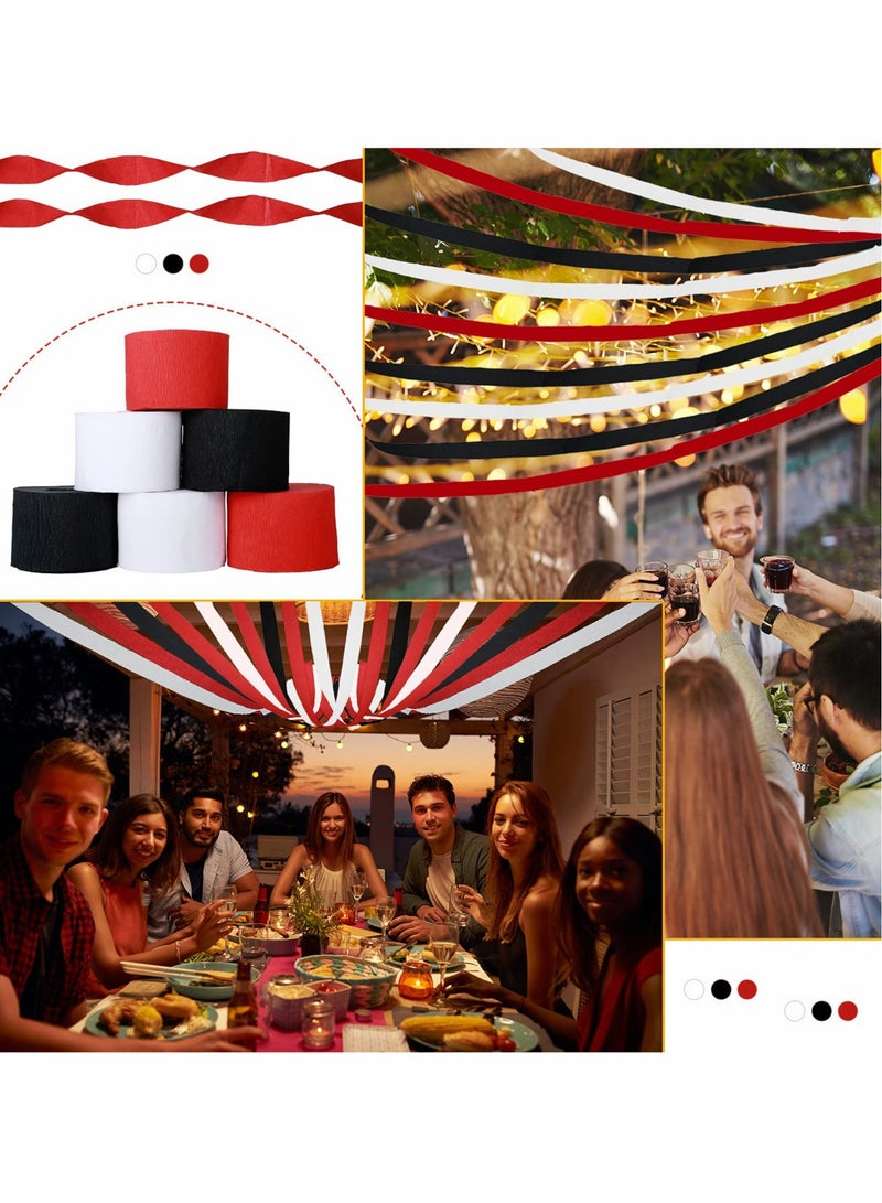 Excefore Crepe Paper Streamer Rolls Backdrop DIY Decor for Party Decor Art Project Supplies Birthday Celebration 9Pieces - Image 4
