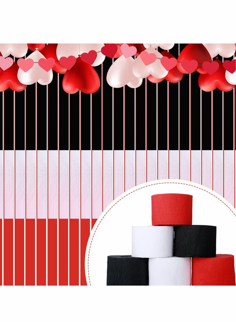 Excefore Crepe Paper Streamer Rolls Backdrop DIY Decor for Party Decor Art Project Supplies Birthday Celebration 9Pieces - Image 2