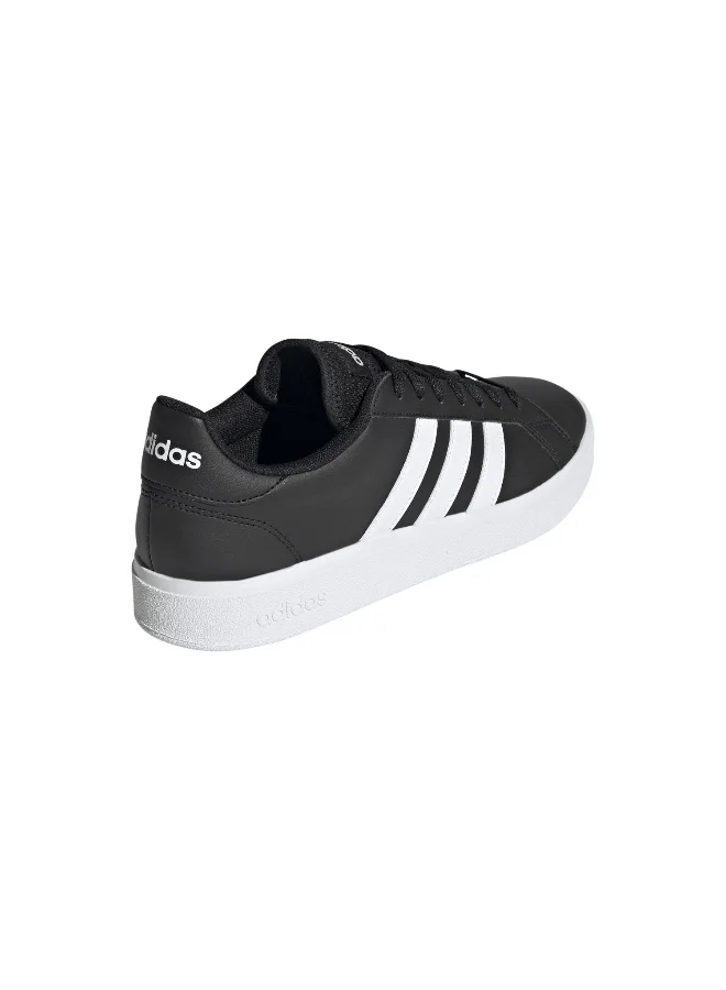 adidas حذاء رياضي رجالي Grand Court Base 2.0 أسود مقاس 6.5
