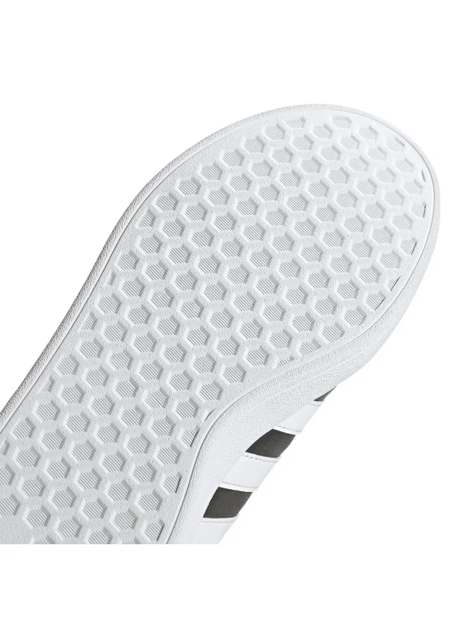 adidas حذاء رياضي رجالي Grand Court Base 2.0 أسود مقاس 6.5